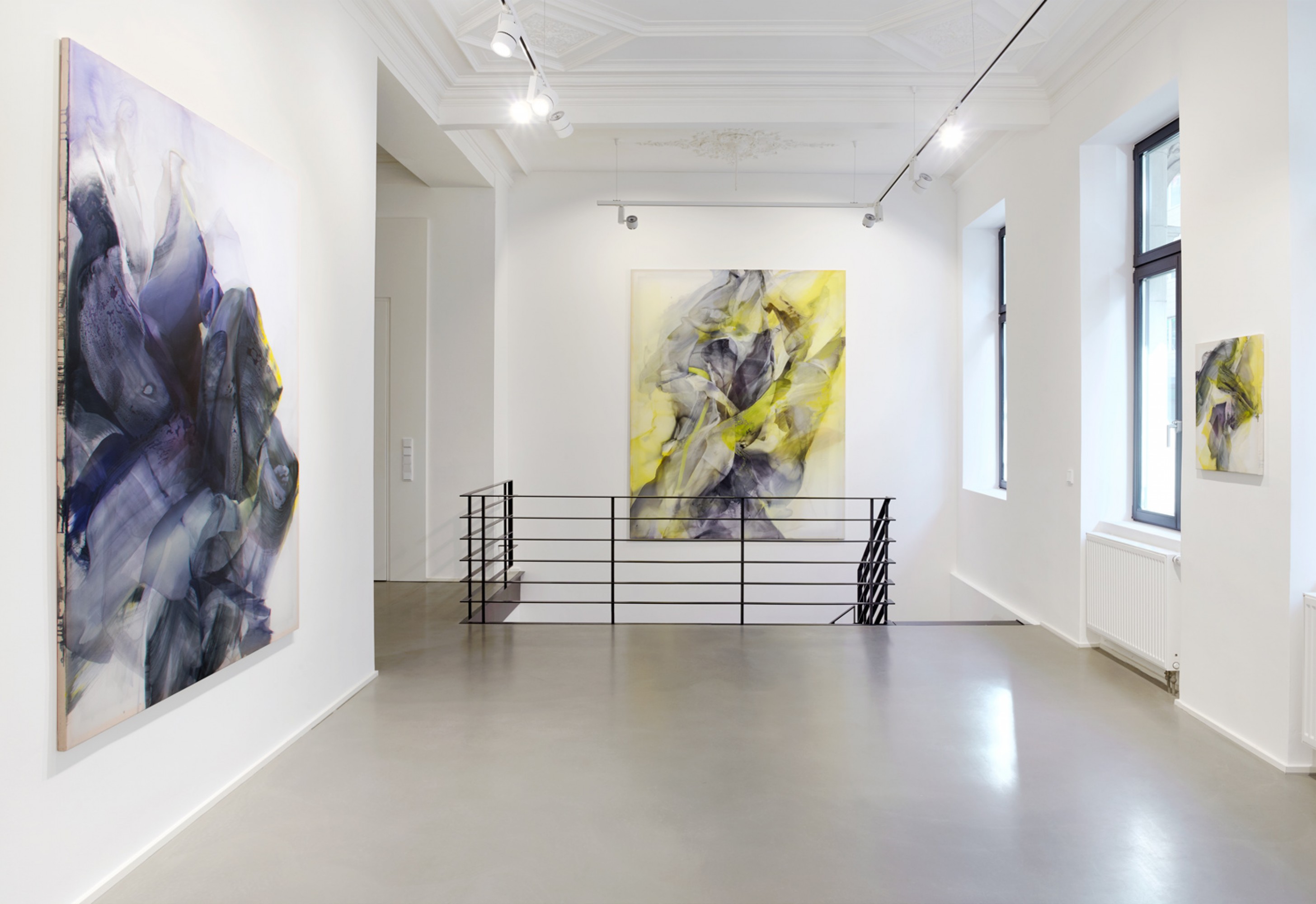 Natascha Schmitten - Installation view "PHOSPHOR", 2018, Galerie Christian Lethert, Cologne, DE